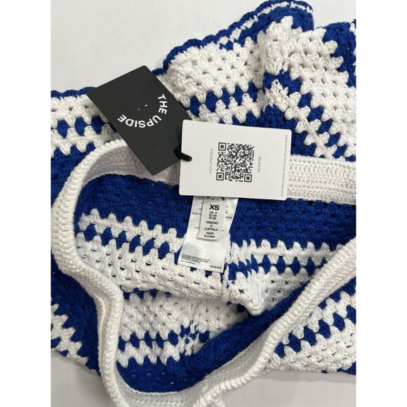 The Upside Haven Malik Crochet Short in Stripe - Picture 6 of 6